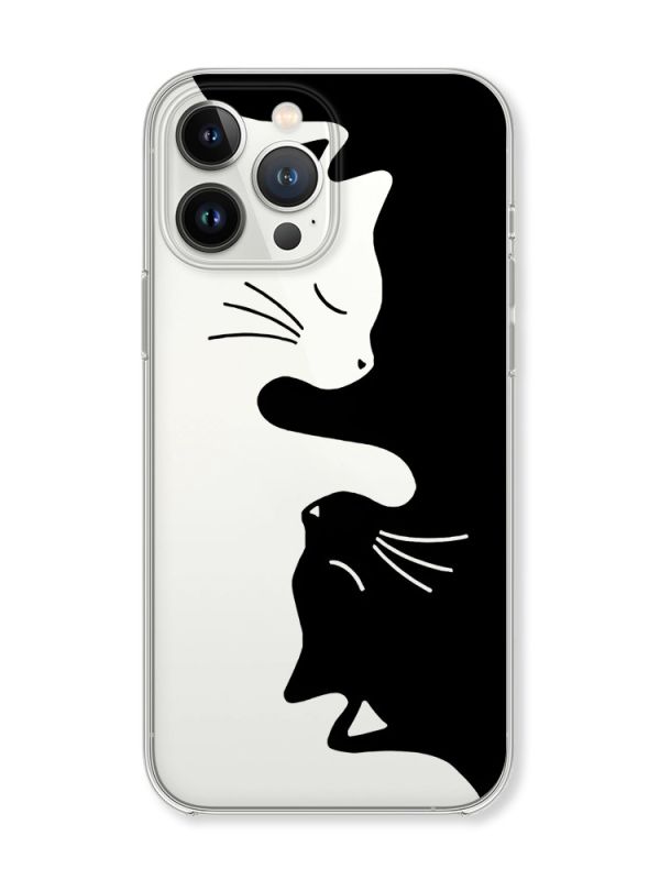 Чохол із захистом камери на iPhone 14 Pro Max :: Котики (принт 118)