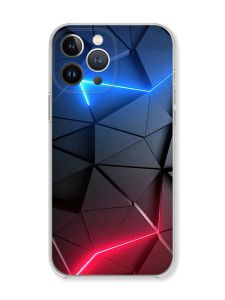 Чохол із захистом камери на iPhone 14 Pro Max Рельєфний фон принт 36