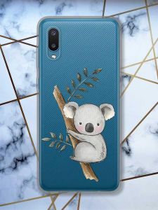 Прозорий чохол на Samsung Galaxy A02 / A022 (2021)  Коала принт 132
