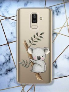 Прозорий чохол для Samsung Galaxy J8 (2018)  Коала принт 132