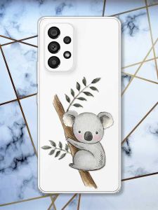 Прозорий чохол на Samsung Galaxy A53  Коала принт 132