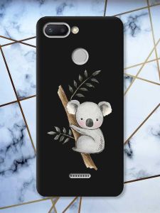 Матовий чорний чохол на Xiaomi Redmi 6 :: Коала (принт 132)