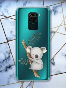 Прозорий чохол на Xiaomi Redmi Note 9 :: Коала (принт 132)