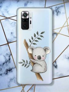 Прозорий чохол для Xiaomi Redmi Note 10 Pro/10 Pro Max :: Коала (принт 132)