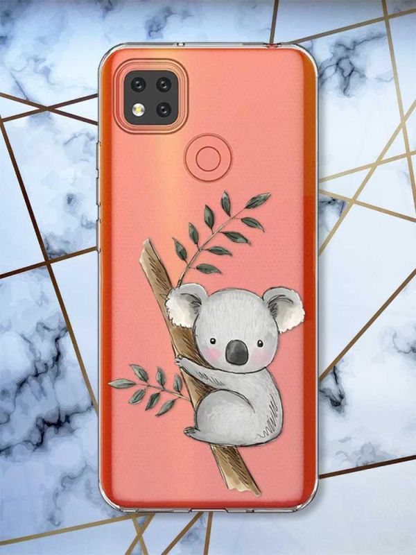 Прозорий чохол для Xiaomi Redmi 9C :: Коала (принт 132)