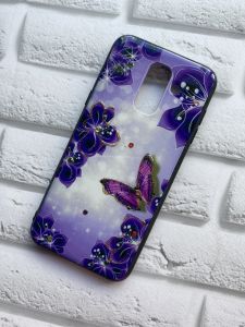 Силіконовий чохол із малюнком для Samsung Galaxy А6 Plus Метелики великі