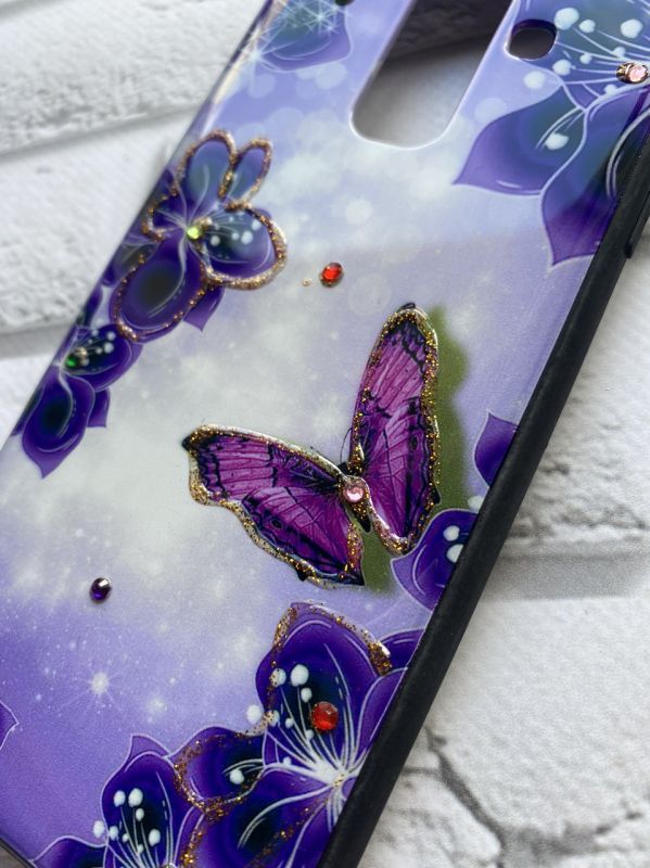 Силіконовий чохол із малюнком для Samsung Galaxy А6 Plus Метелики великі