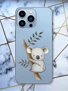 Прозорий чохол на Apple iPhone 13 Pro Max :: Коала (принт 132)