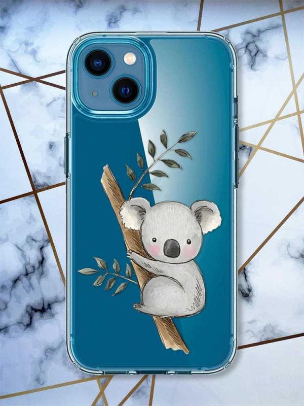 Прозорий чохол для iPhone 13 mini :: Коала (принт 132)