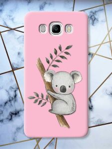 Матовий рожевий чохол на Samsung Galaxy J7(2016) J710 Коала принт 132