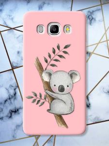 Матовий рожевий чохол на Samsung Galaxy J5(2016) J510 Коала принт 132