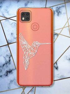 Прозорий чохол для Xiaomi Redmi 9C Колібрі принт 123