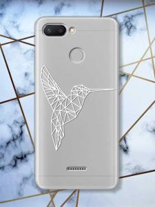 Прозорий чохол на Xiaomi Redmi 6  Колібрі принт 123