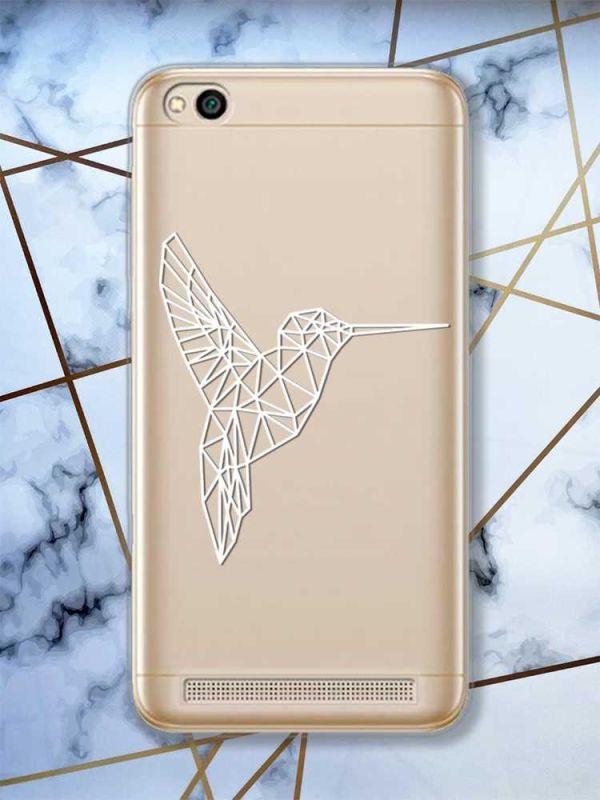 Прозорий чохол на Xiaomi Redmi 5A  Колібрі принт 123