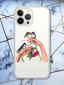 Чохол із захистом камери для iPhone 14 Pro Max патріотичний дизайн Ластівки принт 15