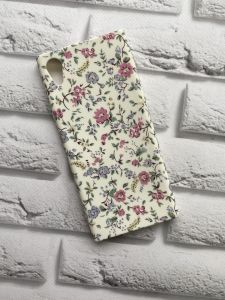 Силіконовий матовий чохол з малюнком для Sony XA Дрібні квіти