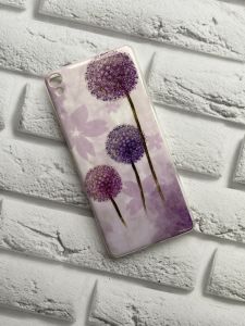 Силіконовий матовий чохол з малюнком для Sony XA Кульбаба