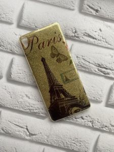 Силіконовий матовий чохол з малюнком для Sony XA Вежа золота