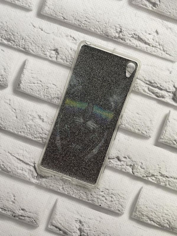 Силіконовий матовий чохол з малюнком для Sony XA Кіт в окулярах