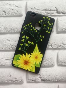 Силіконовий чохол з малюнком Huawei P9 lite Жовті квіти