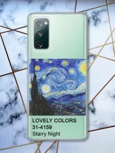 Прозорий чохол на Samsung Galaxy S20 FE Зоряна ніч принт 74