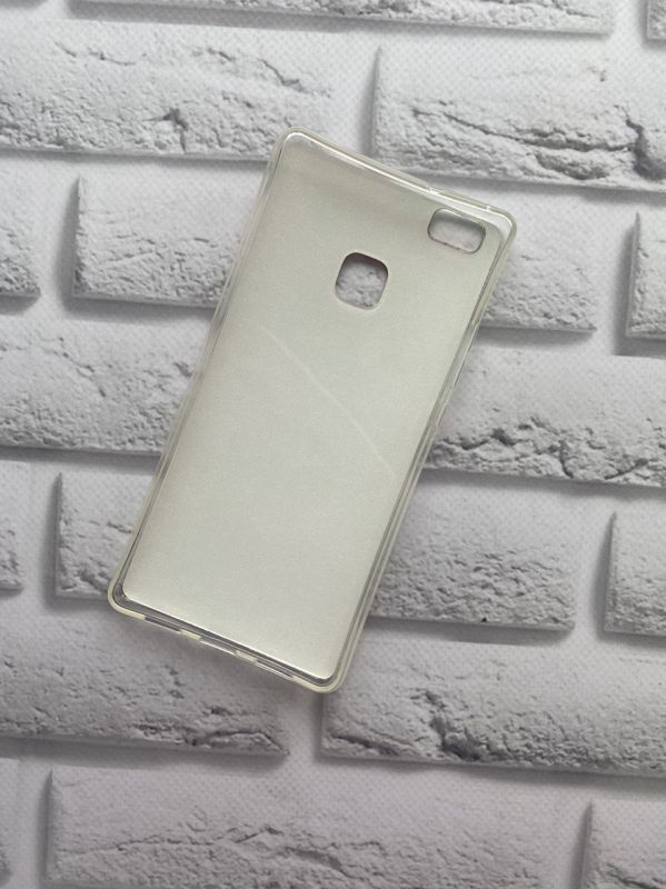 Силіконовий чохол з малюнком Huawei P9 lite Квіти на зеленому
