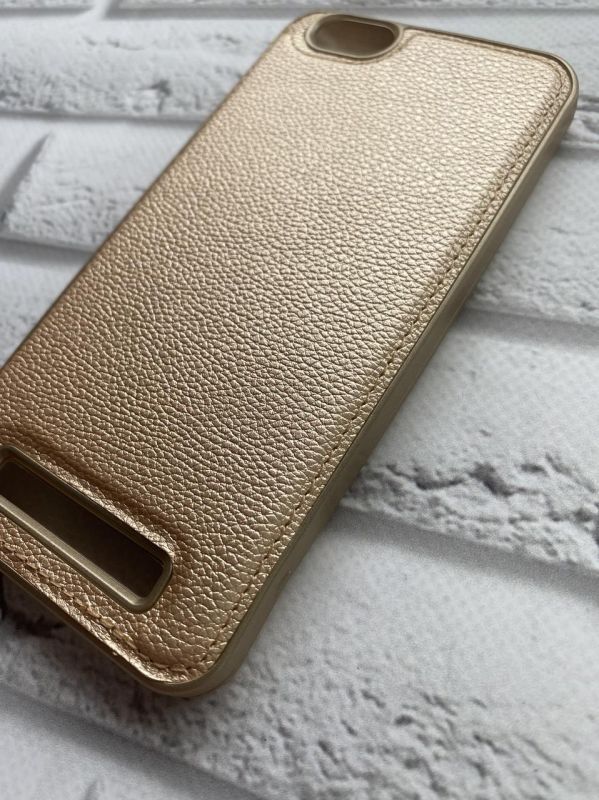 Силіконовий чохол зі вставкою для Lenovo A2020 Золотий