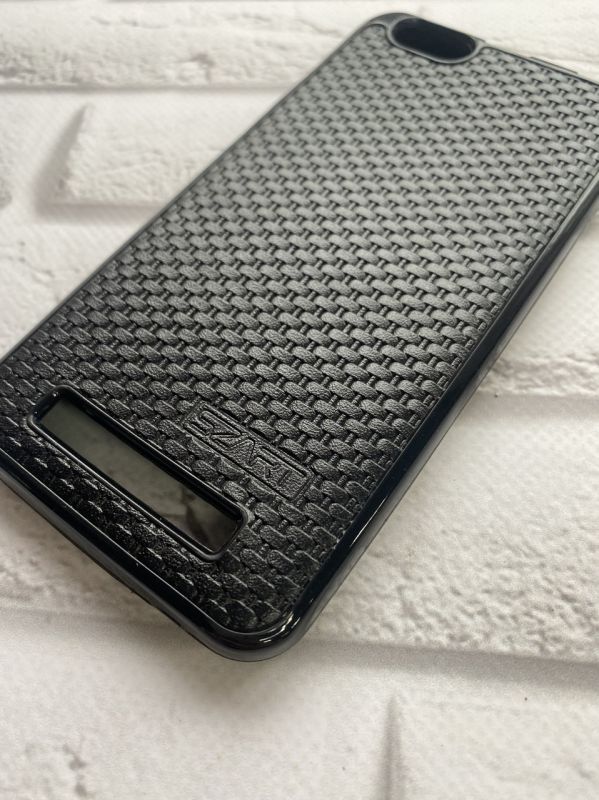 Силіконовий чохол з тисненням для Lenovo A2020 Чорний