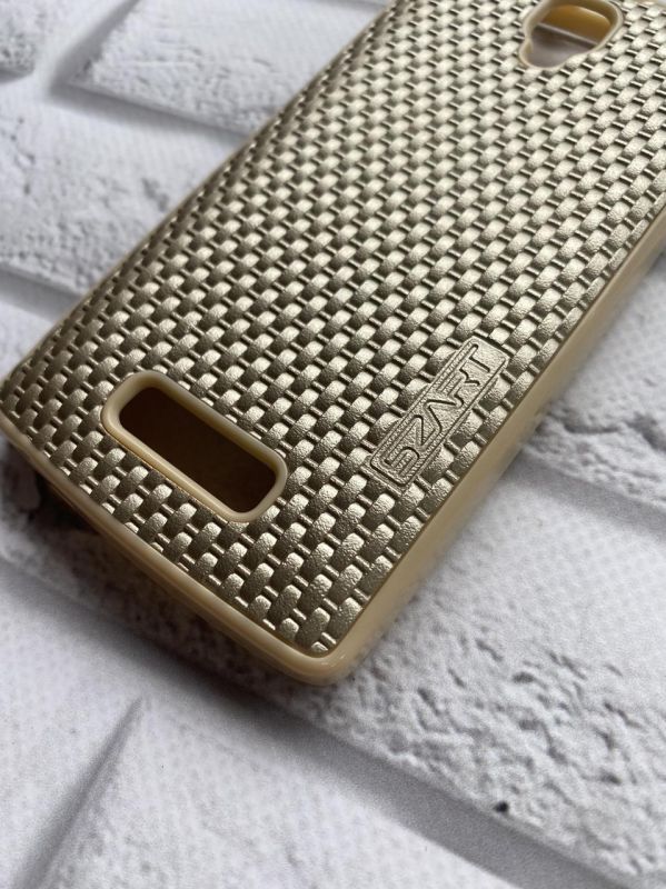 Силіконовий чохол з тисненням для Lenovo A2010 Золотий