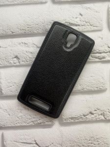 Силіконовий чохол зі вставкою для Lenovo A1000 Чорний