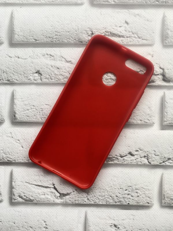 Силіконовий матовий чохол для Xiaomi Redmi A1/5X Карбоновий червоний