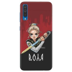 Чохол на Samsung Galaxy A50 (2019) A505 патріотичний дизайн Українська захисниця принт 171