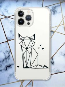 Чохол із потовщеними кутами на iPhone 14 Pro Max Лисиця (принт 126)
