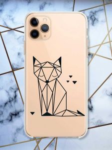 Прозорий чохол на iPhone 11 Pro Max (6,5) Лисиця (принт 126)