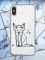 Прозорий чохол на iPhone X / XS Лисиця (принт 126)