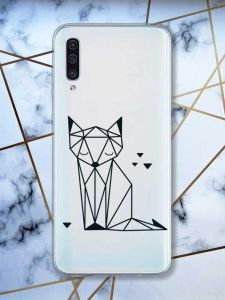 Прозорий чохол на Samsung Galaxy A50 (2019) A505 Лисиця (принт 126)