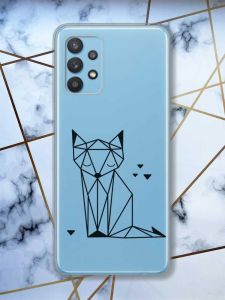 Прозорий чохол на Samsung Galaxy A32  Лисиця (принт 126)