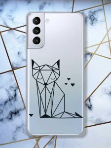 Прозорий чохол для Samsung Galaxy S21 (G991)  Лисиця (принт 126)