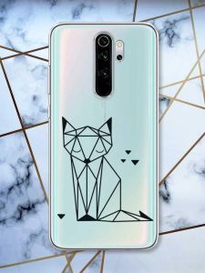 Прозорий чохол на Xiaomi Redmi Note 8 Pro  Лисиця (принт 126)