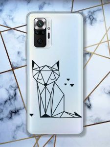 Прозорий чохол для Xiaomi Redmi Note 10 Pro/10 Pro Max Лисиця (принт 126)