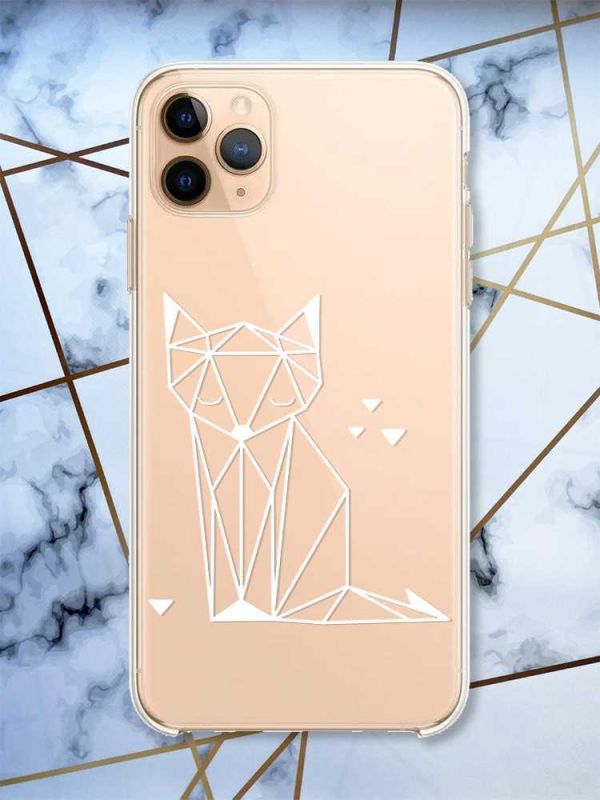 Прозорий чохол на iPhone 11 Pro Max (6,5) Лисиця (принт 127)