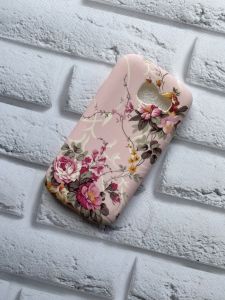 Силіконовий чохол із малюнком для Samsung S7262/Star Pro Квіти на рожевому