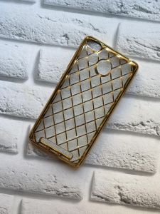 Силіконовий чохол для Xiaomi Redmi 3s Золота сітка
