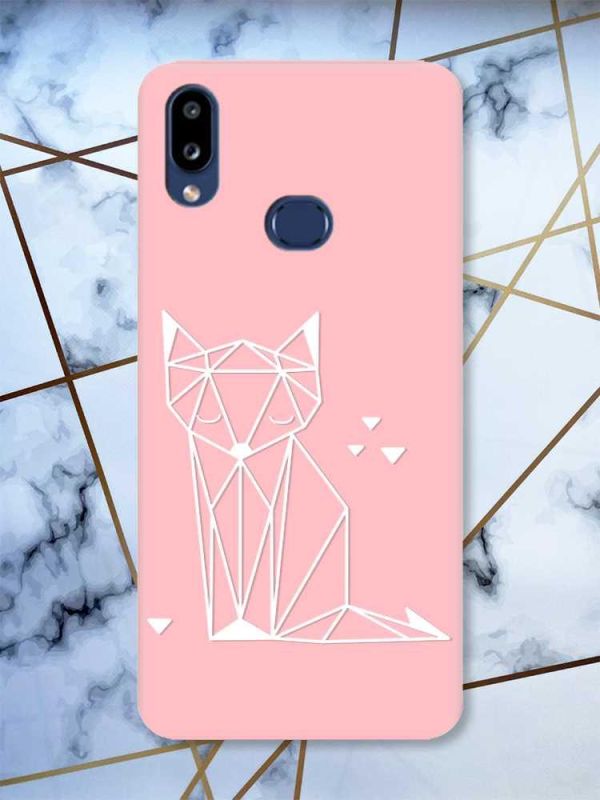 Матовий рожевий чохол на Samsung Galaxy A10ѕ A107 Лисиця (принт 127)