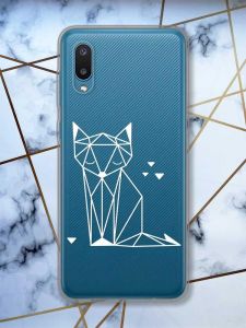 Прозорий чохол на Samsung Galaxy A02 / A022 (2021)  Лисиця (принт 127)