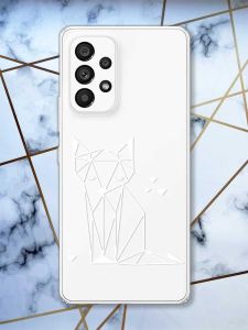 Прозорий чохол на Samsung Galaxy A53  Лисиця (принт 127)