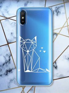 Прозорий чохол на Xiaomi Redmi 9A  Лисиця (принт 127)