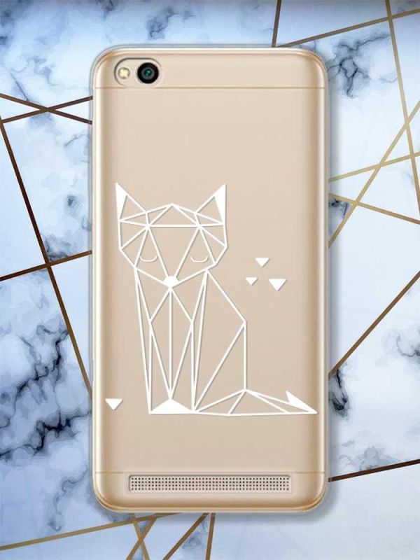 Прозорий чохол на Xiaomi Redmi 5A  Лисиця (принт 127)