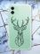 Прозорий чохол на Apple iPhone 11 (6,1) Олень (принт 128)