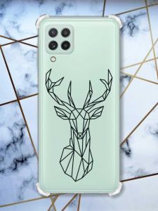 Чохол із потовщеними кутами на Samsung Galaxy A22 5G / A22s 5G Олень (принт 128)